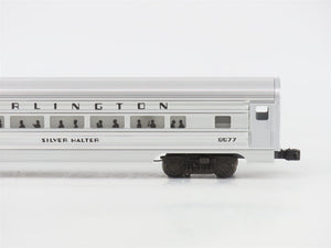 O Gauge 3-Rail Lionel CBQ Burlington Silver Aluminum 6-Car Passenger Set