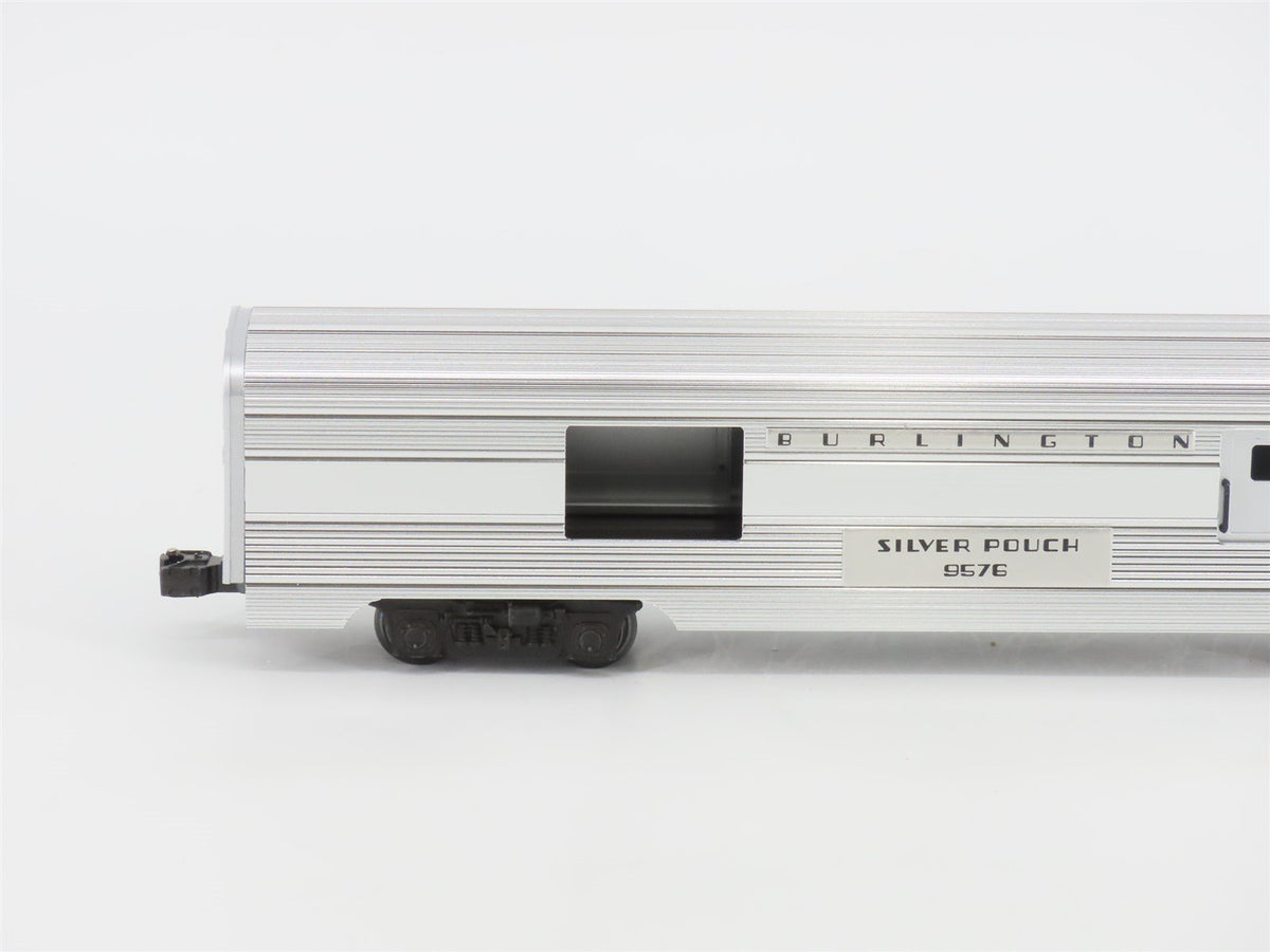 O Gauge 3-Rail Lionel CBQ Burlington Silver Aluminum 6-Car Passenger Set