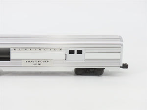 O Gauge 3-Rail Lionel CBQ Burlington Silver Aluminum 6-Car Passenger Set