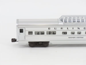 O Gauge 3-Rail Lionel CBQ Burlington Silver Aluminum 6-Car Passenger Set