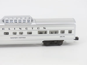 O Gauge 3-Rail Lionel CBQ Burlington Silver Aluminum 6-Car Passenger Set
