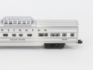 O Gauge 3-Rail Lionel CBQ Burlington Silver Aluminum 6-Car Passenger Set