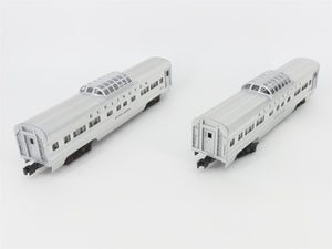 O Gauge 3-Rail Lionel CBQ Burlington Silver Aluminum 6-Car Passenger Set