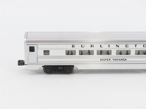 O Gauge 3-Rail Lionel CBQ Burlington Silver Aluminum 6-Car Passenger Set