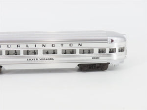 O Gauge 3-Rail Lionel CBQ Burlington Silver Aluminum 6-Car Passenger Set