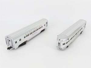 O Gauge 3-Rail Lionel CBQ Burlington Silver Aluminum 6-Car Passenger Set