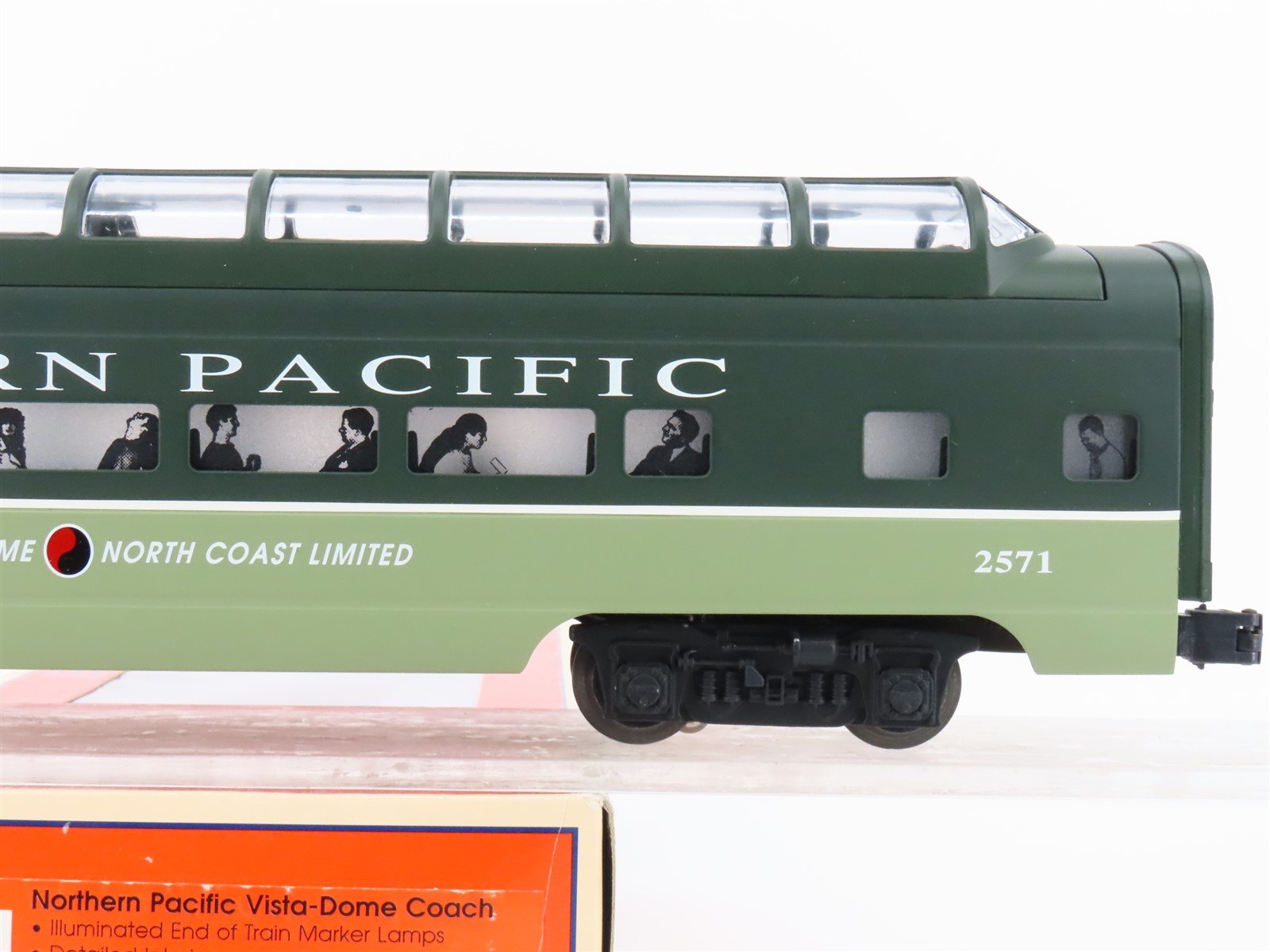O Gauge 3-Rail Lionel 6-19170 NP Northern Pacific Full Vista-Dome Passenger 2571