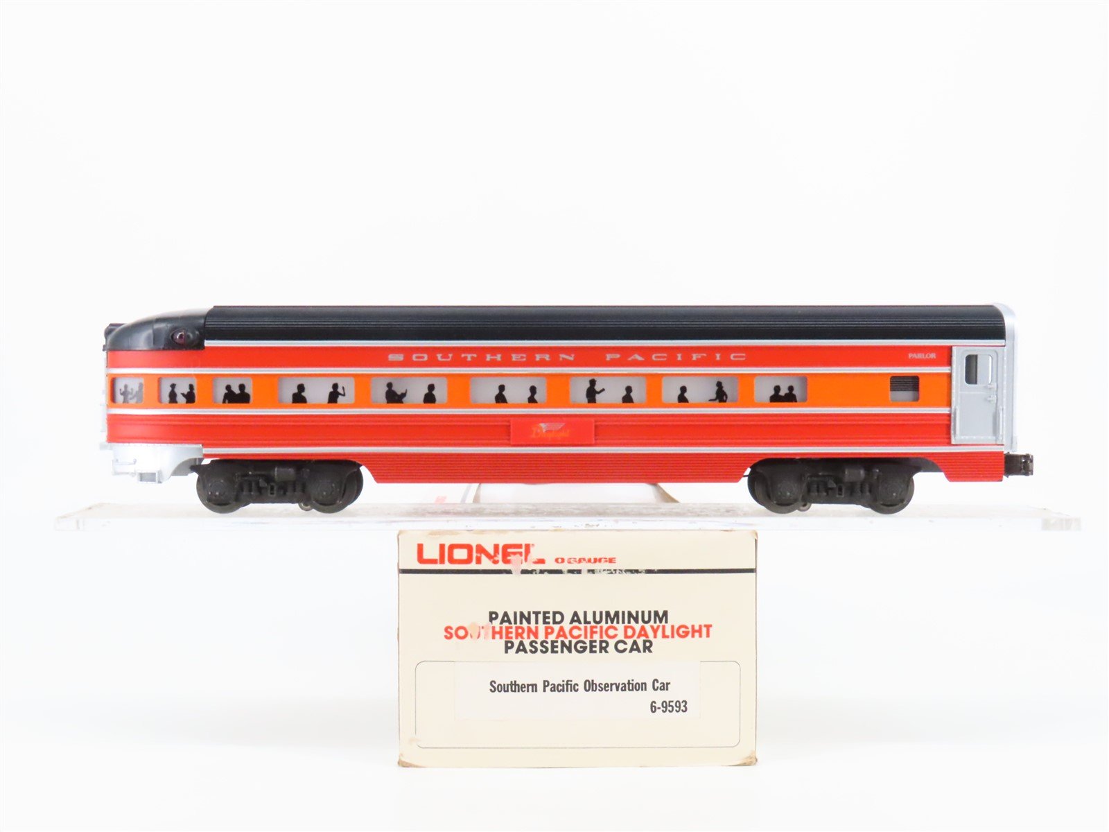 O Gauge 3-Rail Lionel 6-9593 SP "Daylight" Aluminum Observation Passenger