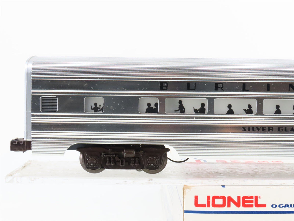 O Gauge 3-Rail Lionel 6-9578 CB&amp;Q Burlington Passenger &quot;Silver Gladiola&quot;