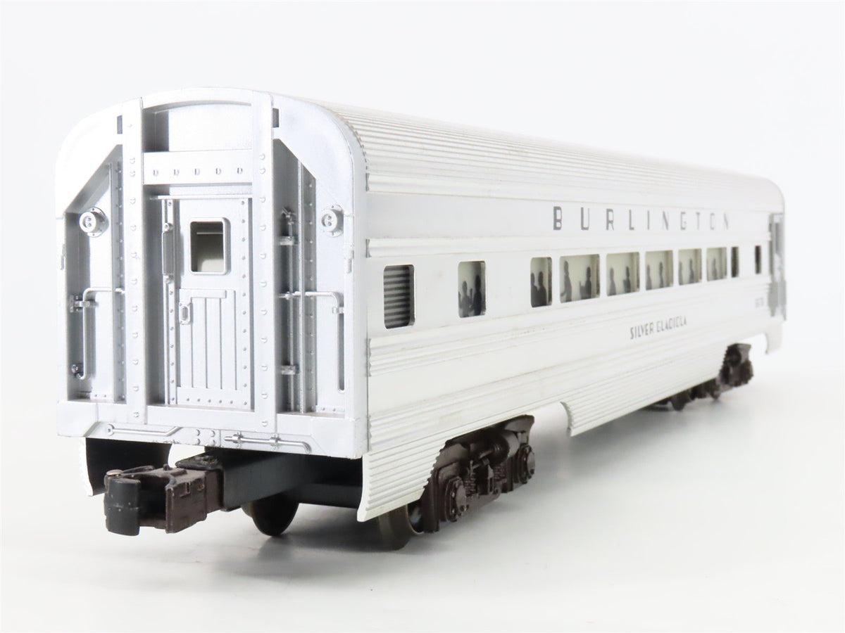 O Gauge 3-Rail Lionel 6-9578 CB&amp;Q Burlington Passenger &quot;Silver Gladiola&quot;
