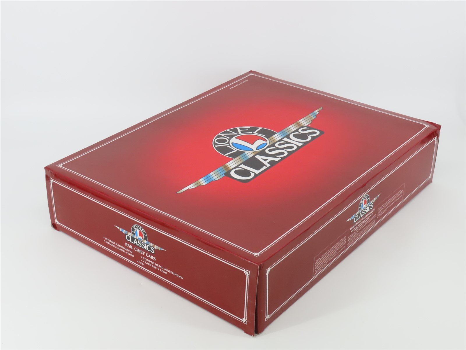 O Gauge 3-Rail Lionel 6-51201 Rail Chief Stamped Metal Passenger 4-Car Set