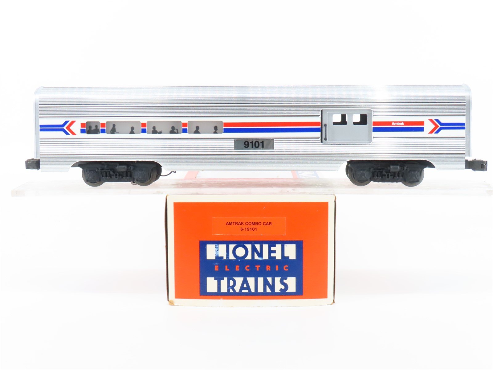O Gauge 3-Rail Lionel 6-19101 AMTK Amtrak Phase I Combine Passenger #9101