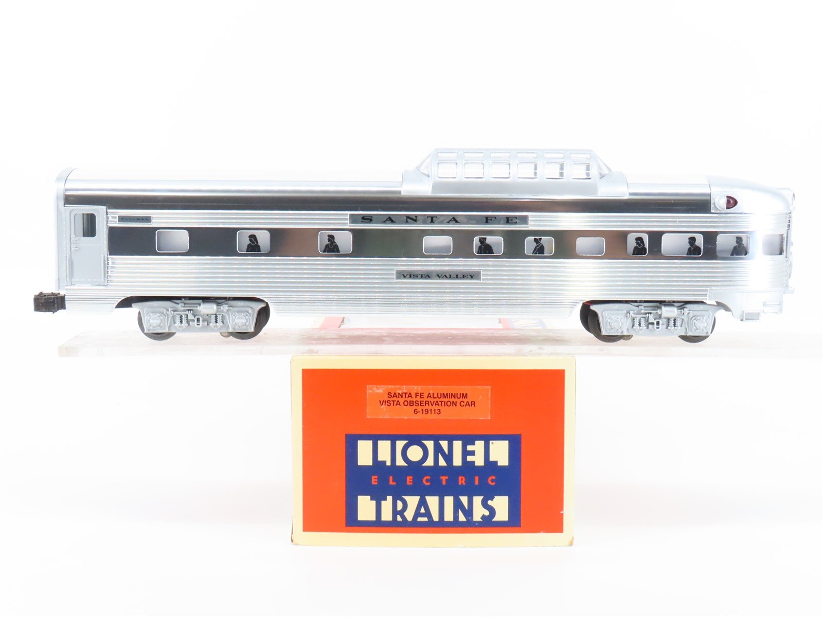 O Gauge 3-Rail Lionel 6-19113 ATSF "Super Chief" Vista-Observation Passenger Car