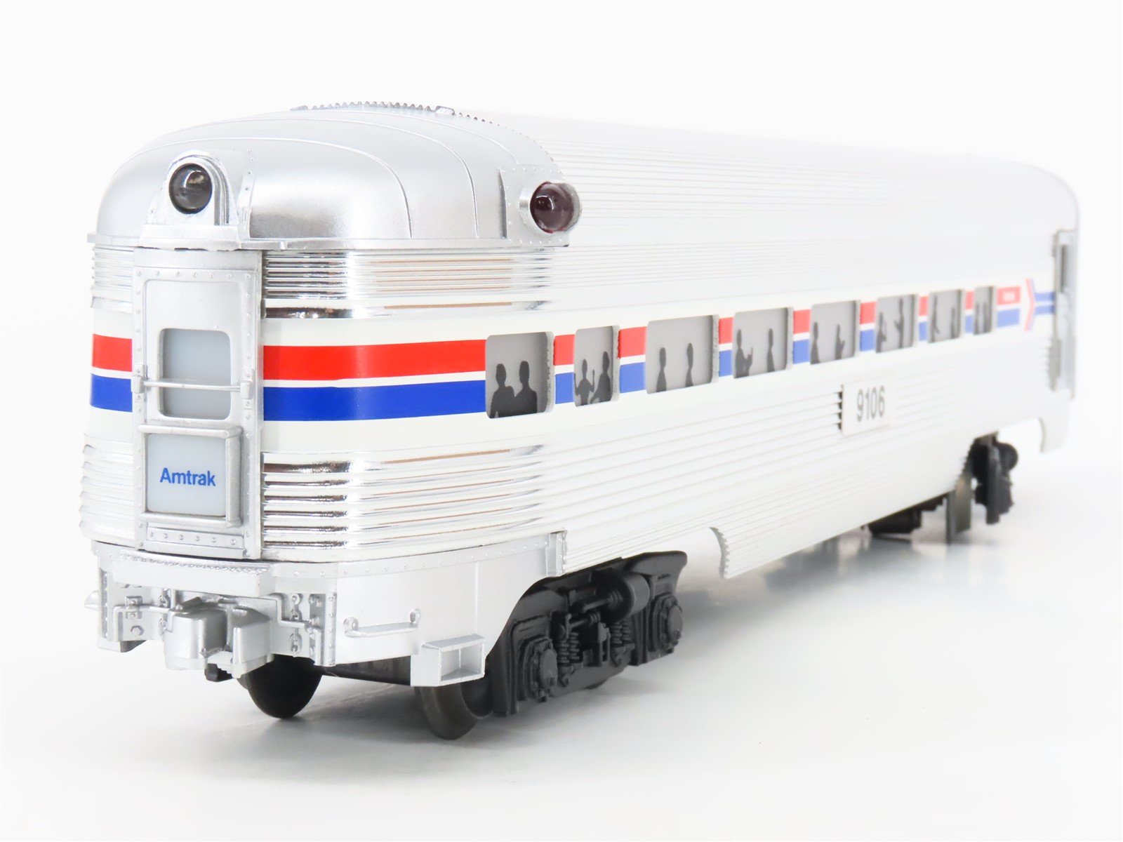 O Gauge 3-Rail Lionel 6-19106 AMTK Amtrak Phase I Observation Passenger #9106