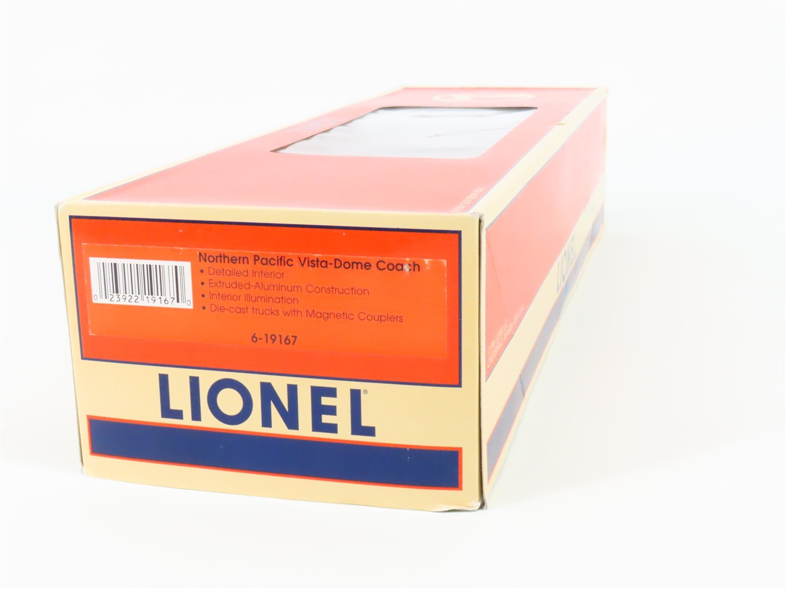 O Gauge 3-Rail Lionel 6-19167 NP Northern Pacific Vista Dome Coach Passenger