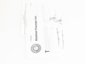 O Gauge 3-Rail Lionel 6-39163 EL Erie Lackawanna Aluminum 2-Car Passenger Pack