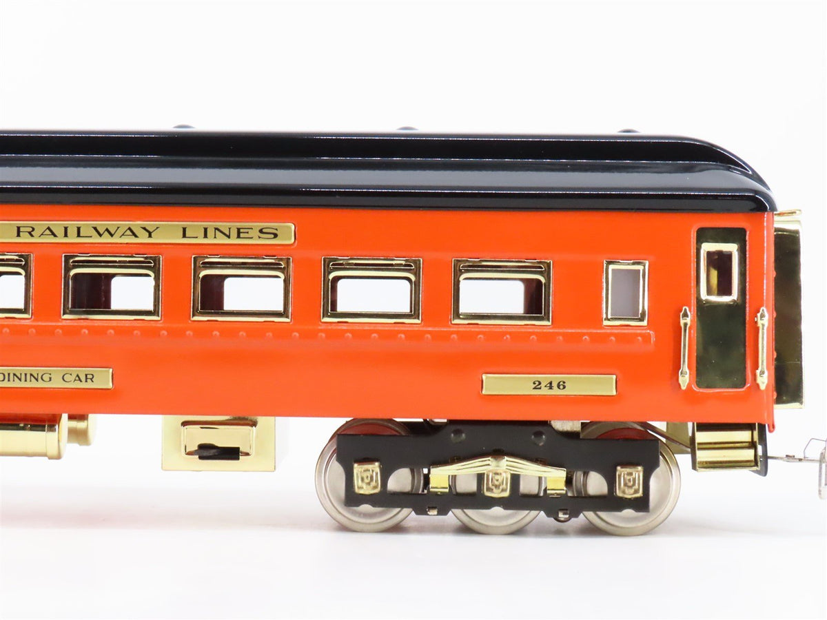 Standard Gauge MTH 10-1177 Tinplate Ivey Railway Olympian Diner Passenger #246