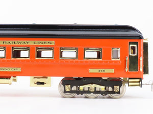 Standard Gauge MTH 10-1177 Tinplate Ivey Railway Olympian Diner Passenger #246