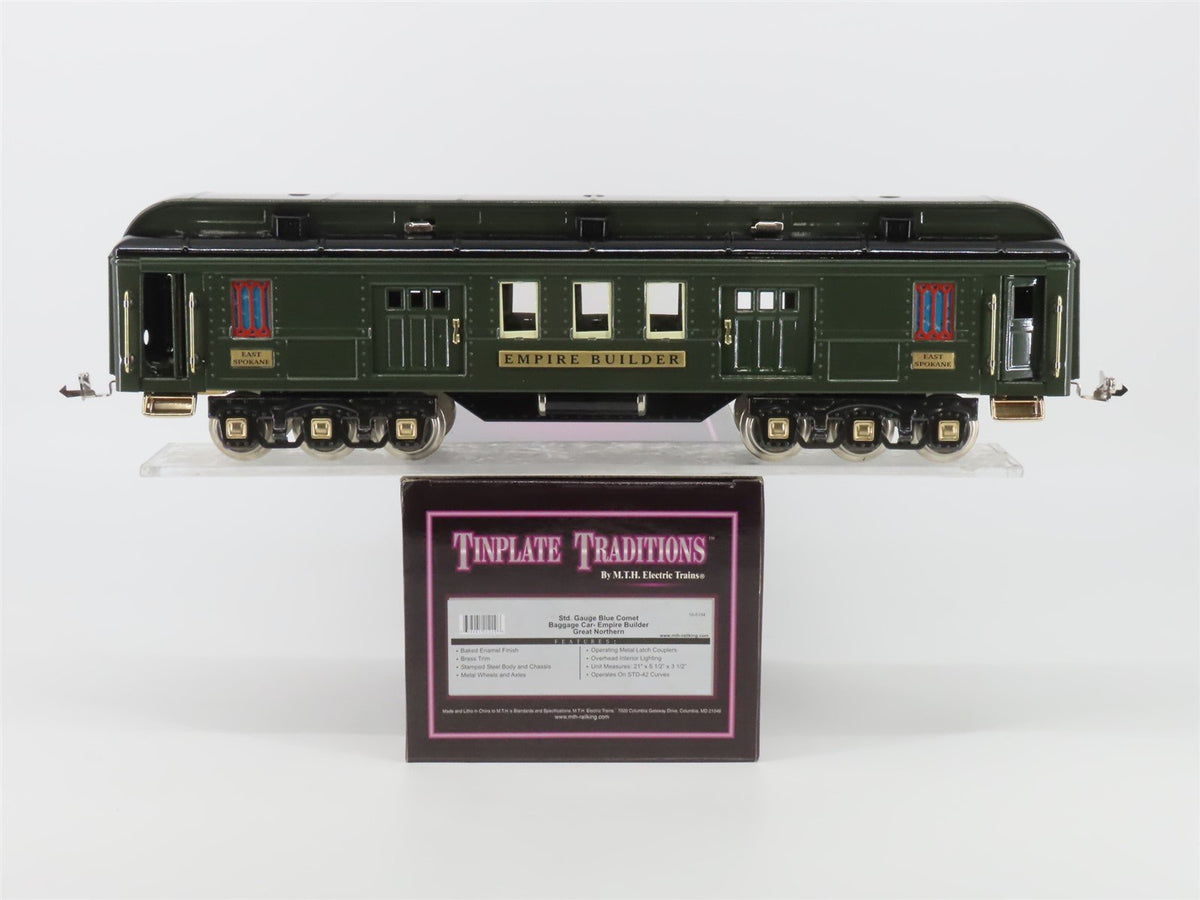 Standard Gauge MTH 10-5154 Tinplate GN Baggage Passenger Car Empire Builder