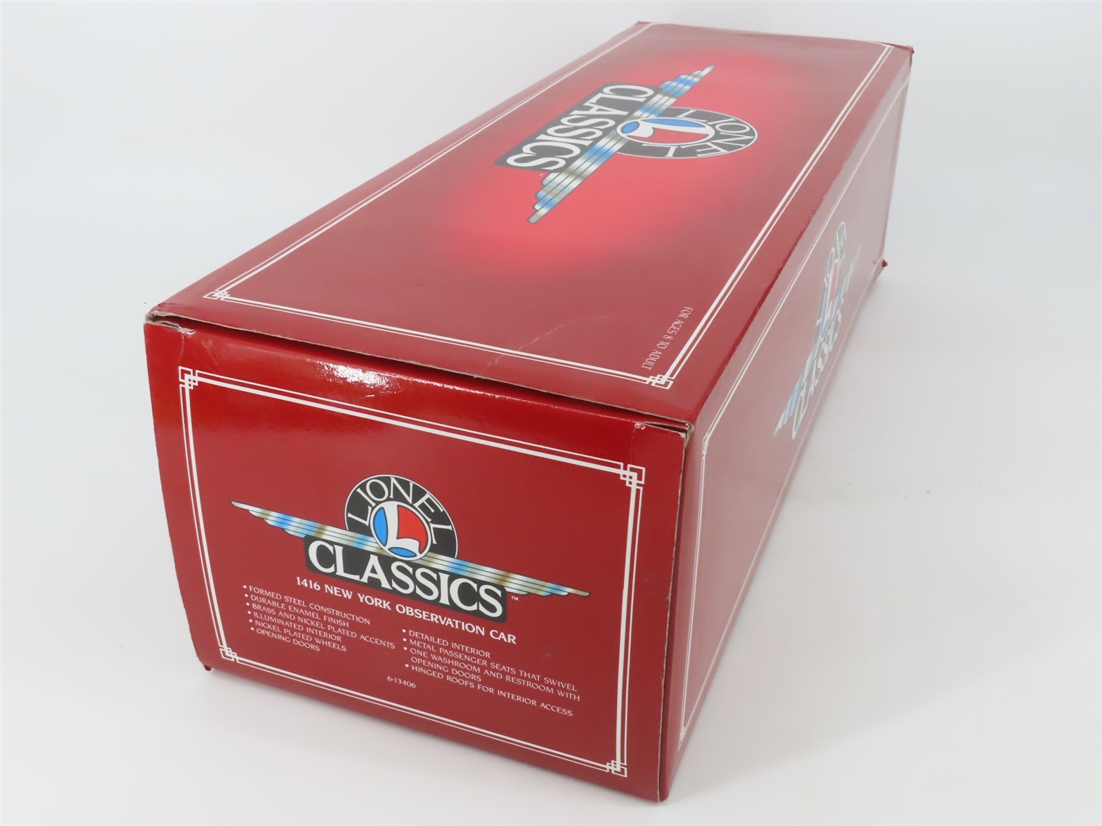 Standard Gauge Lionel 6-13406 New York Observation Passenger Car #1416