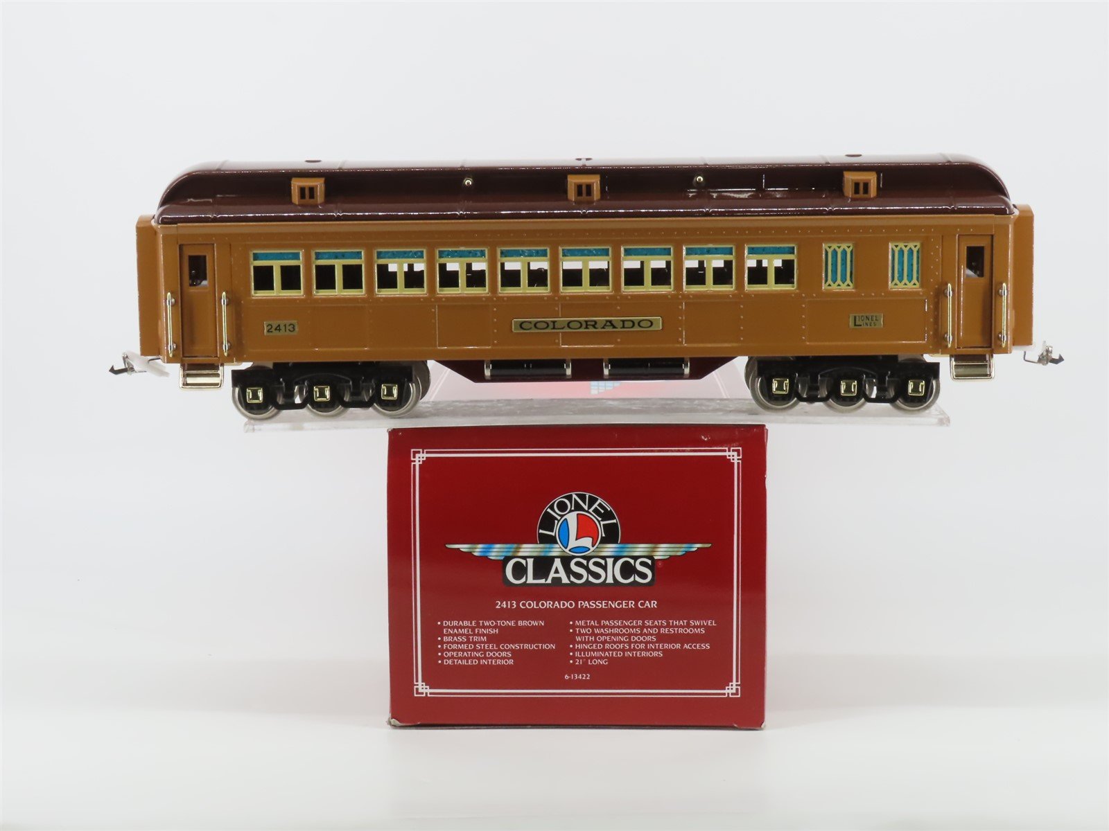 Standard Gauge Lionel 6-13422 Colorado Coach Passenger Car #2413