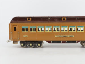 Standard Gauge Lionel 6-13422 Colorado Coach Passenger Car #2413