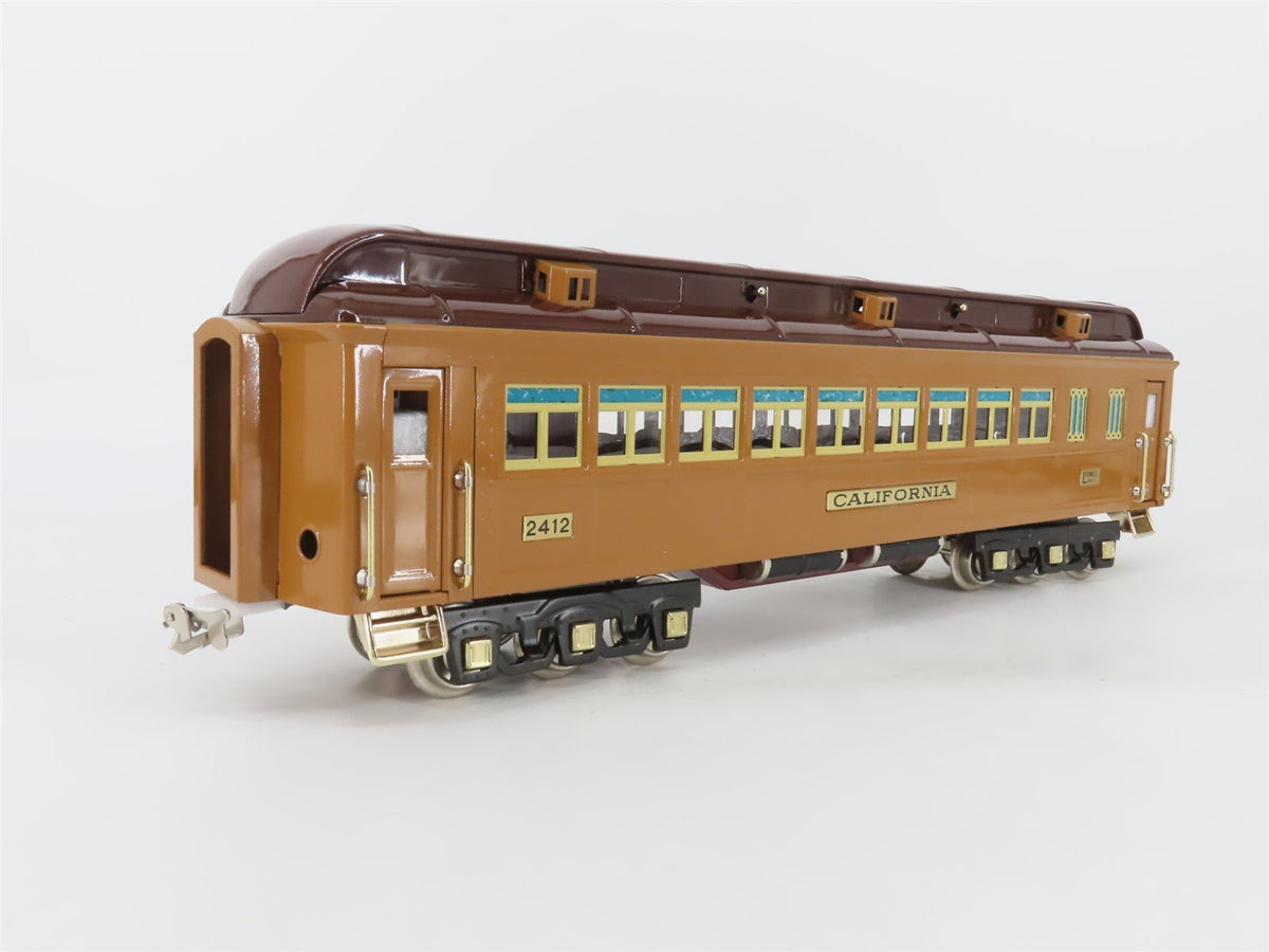 Standard Gauge Lionel 6-13421 California Coach Passenger Car #2412