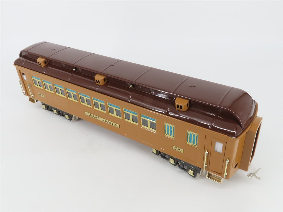 Standard Gauge Lionel 6-13421 California Coach Passenger Car #2412
