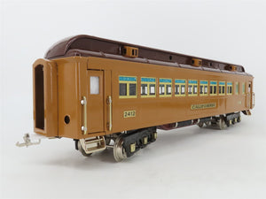 Standard Gauge Lionel 6-13421 California Coach Passenger Car #2412