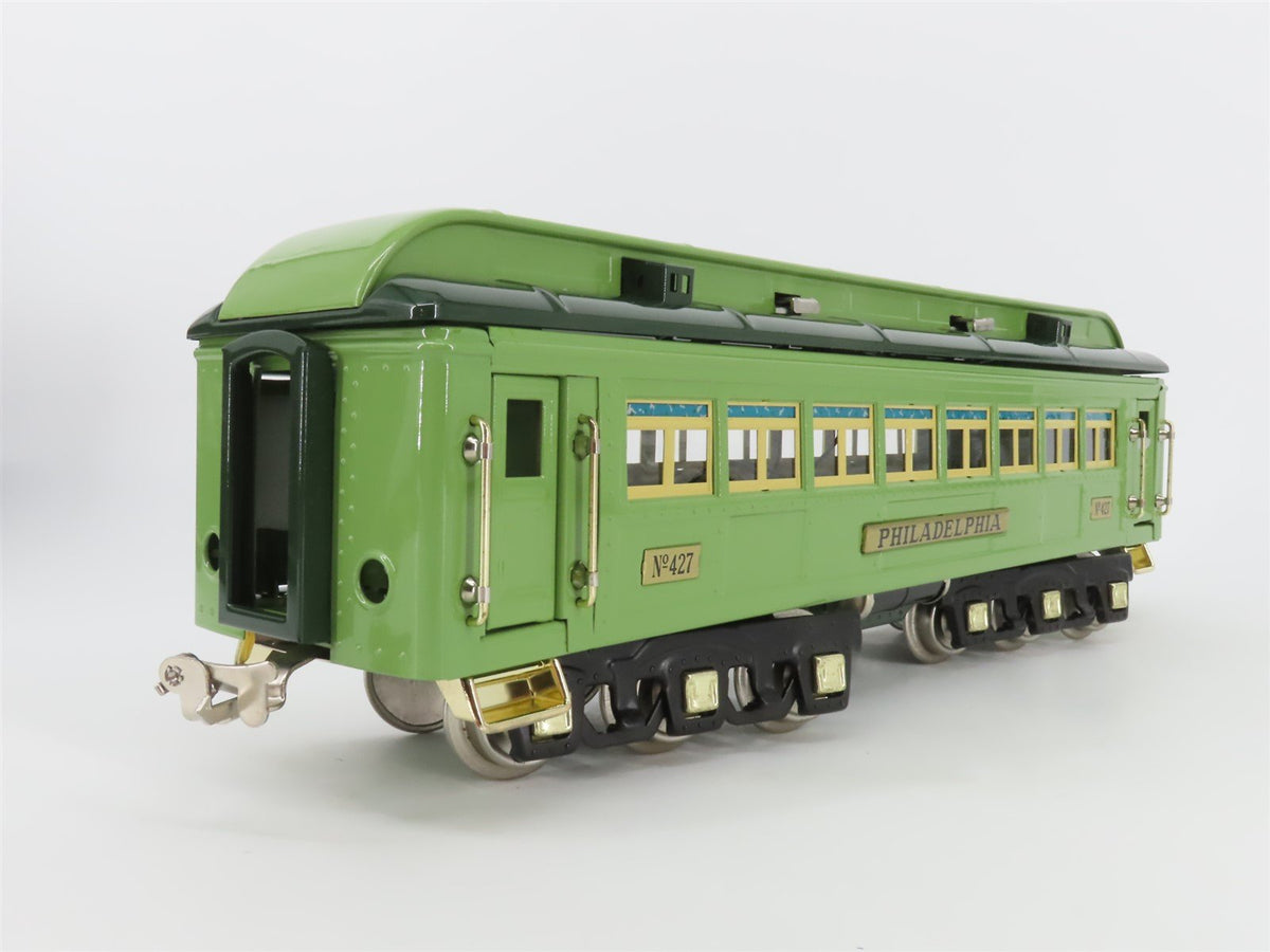 Standard Gauge MTH 10-1068-4 426 Tinplate S Girard Coach Passenger Philadelphia