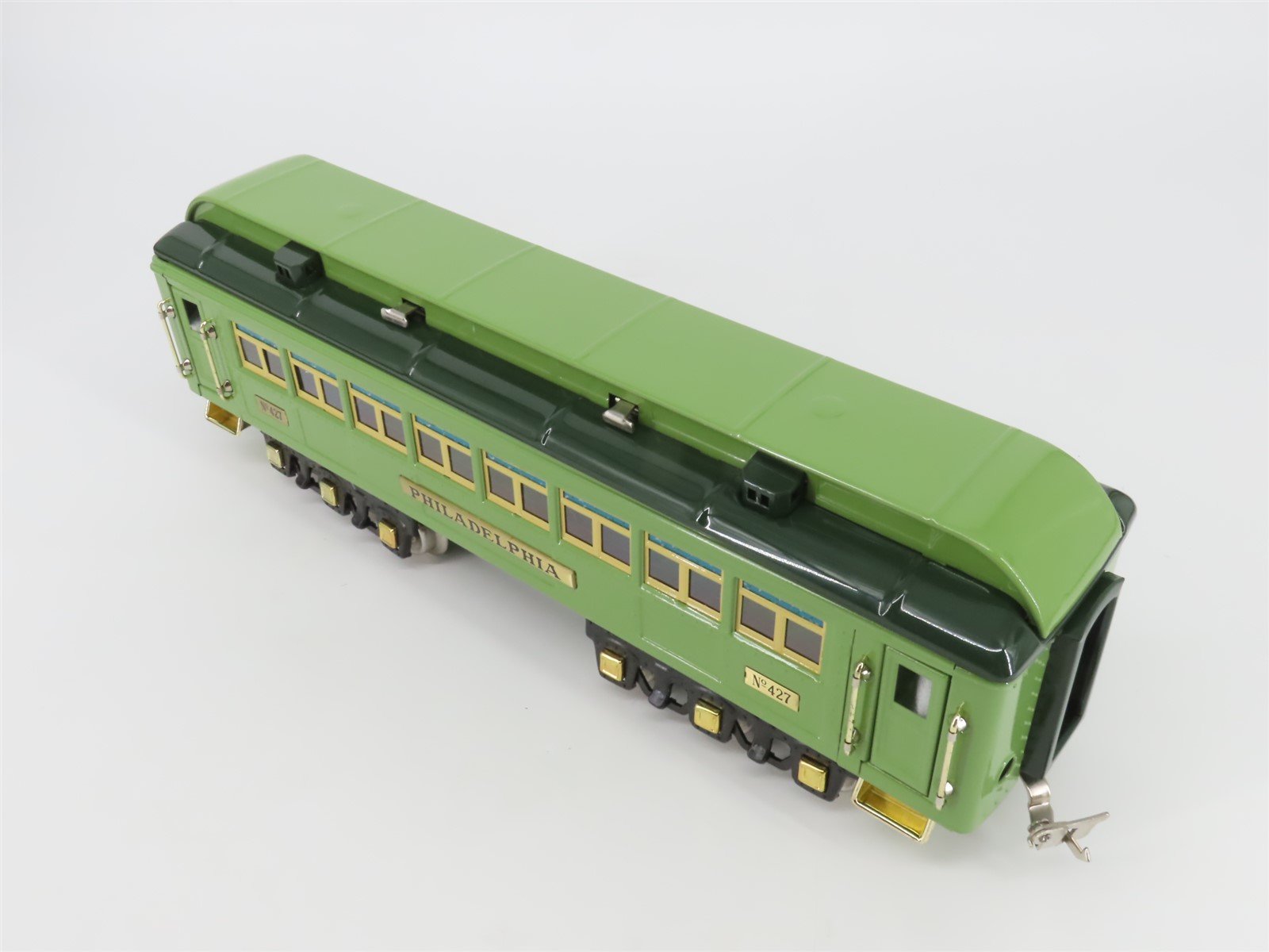 Standard Gauge MTH 10-1068-4 426 Tinplate S Girard Coach Passenger Philadelphia