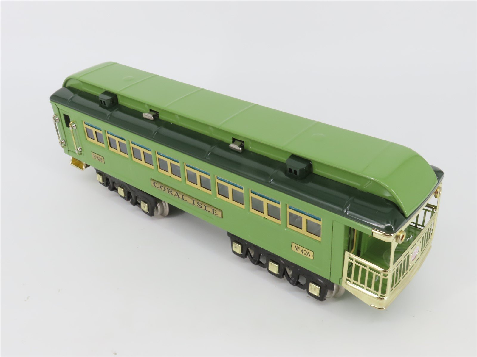 Standard Gauge MTH 10-1068-3 426 Tinplate S Girard Obs Passenger Coral Isle