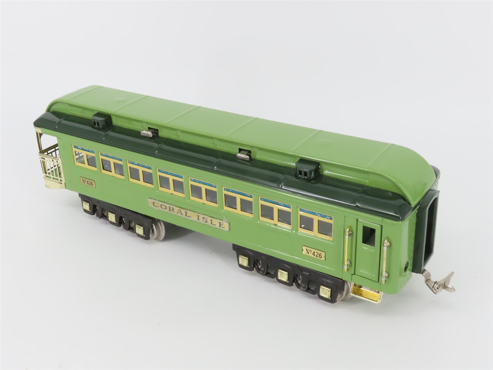 Standard Gauge MTH 10-1068-3 426 Tinplate S Girard Obs Passenger Coral Isle