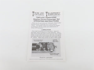 Standard Gauge MTH 10-1068-3 426 Tinplate S Girard Obs Passenger Coral Isle