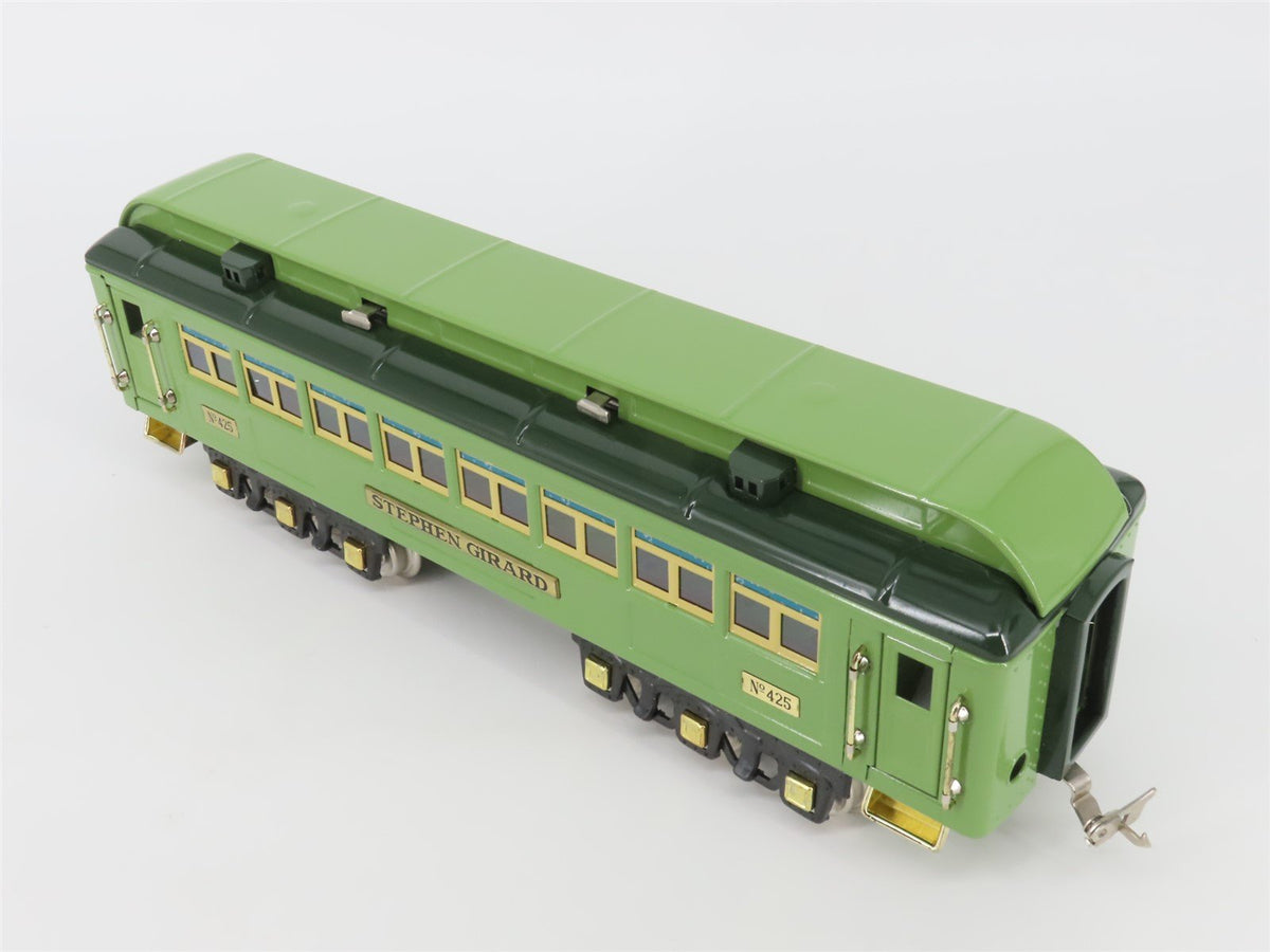 Standard Gauge MTH 10-1068-2 425 Tinplate Stephen Girard Coach Passenger Car