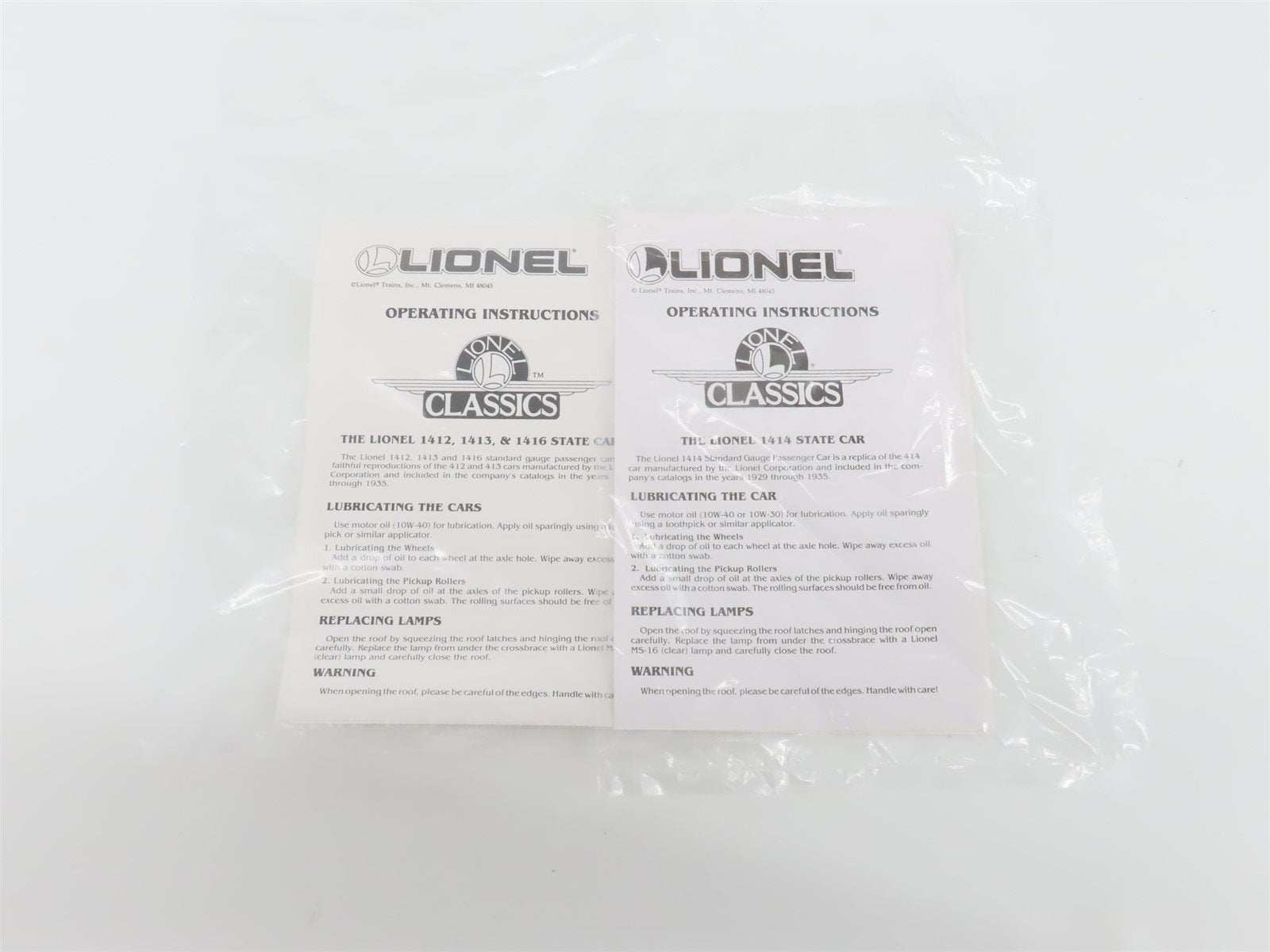 Standard Gauge Lionel 6-13404 California Coach Passenger Car #1412