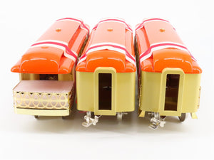 Standard Gauge Lionel 6-13412 Lionel Lines Orange & Cream 3-Car Passenger Set