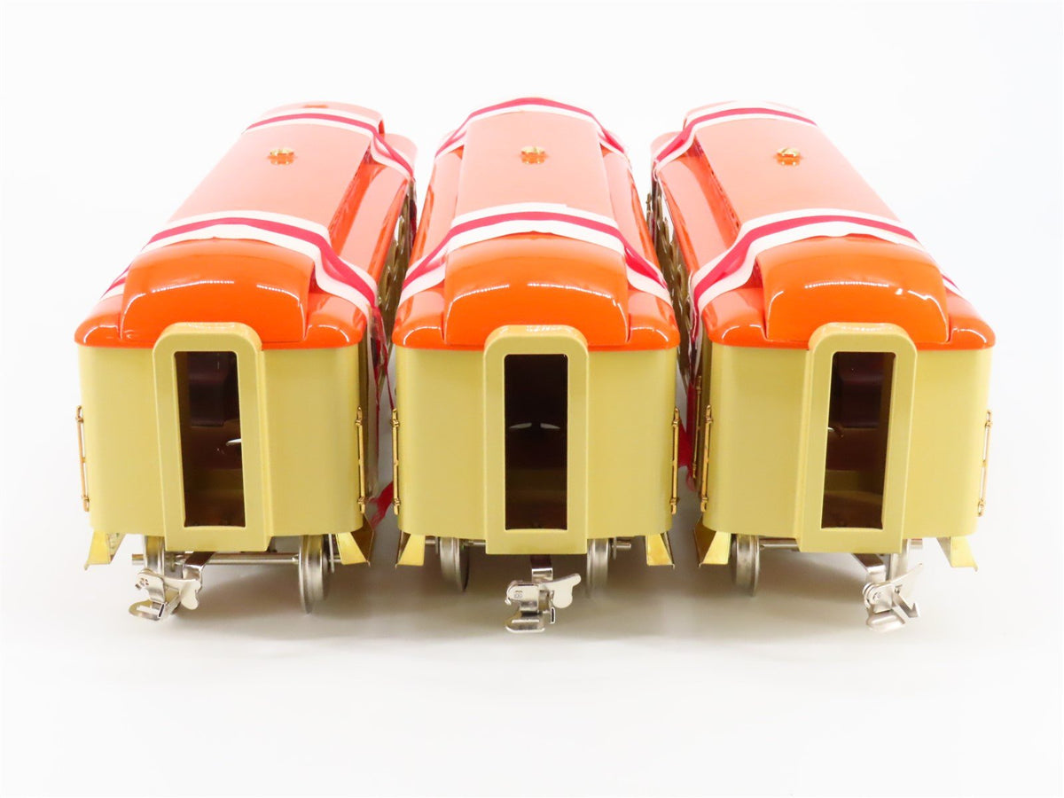 Standard Gauge Lionel 6-13412 Lionel Lines Orange &amp; Cream 3-Car Passenger Set