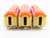 Standard Gauge Lionel 6-13412 Lionel Lines Orange & Cream 3-Car Passenger Set