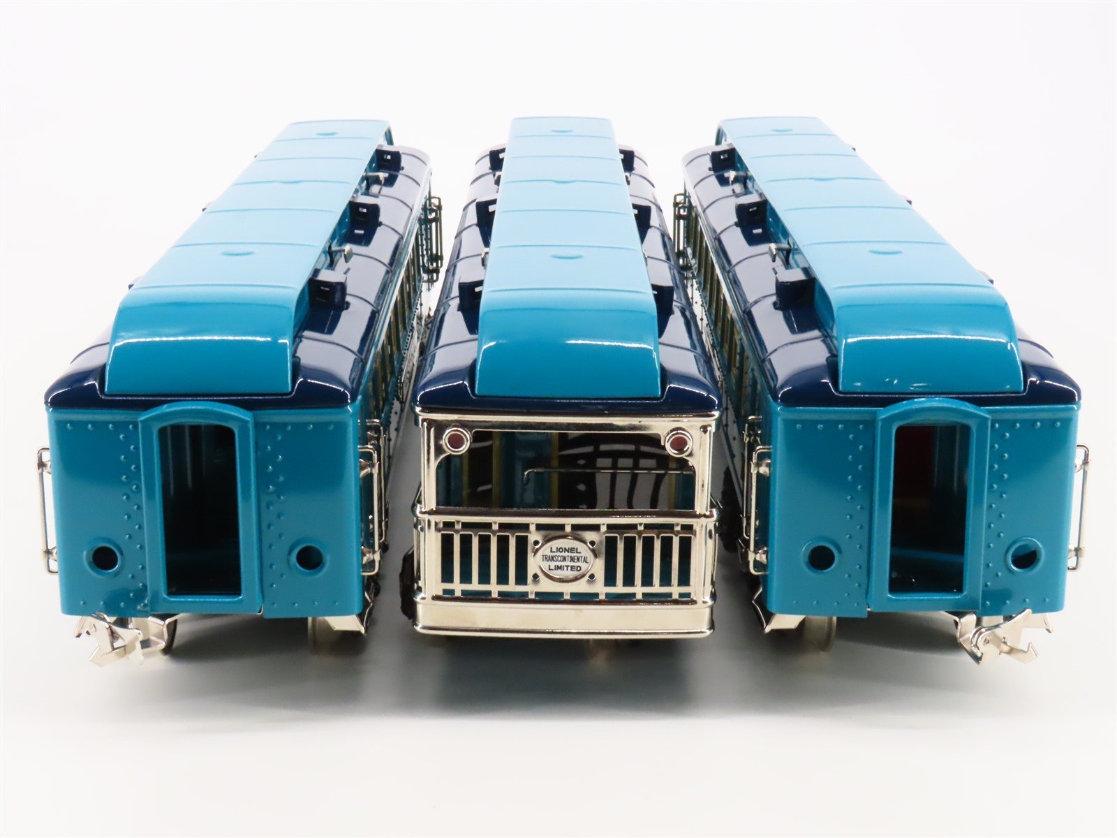 Standard Gauge Lionel/MTH 11-40040 Blue Comet Two-Tone 3-Car Passenger Set