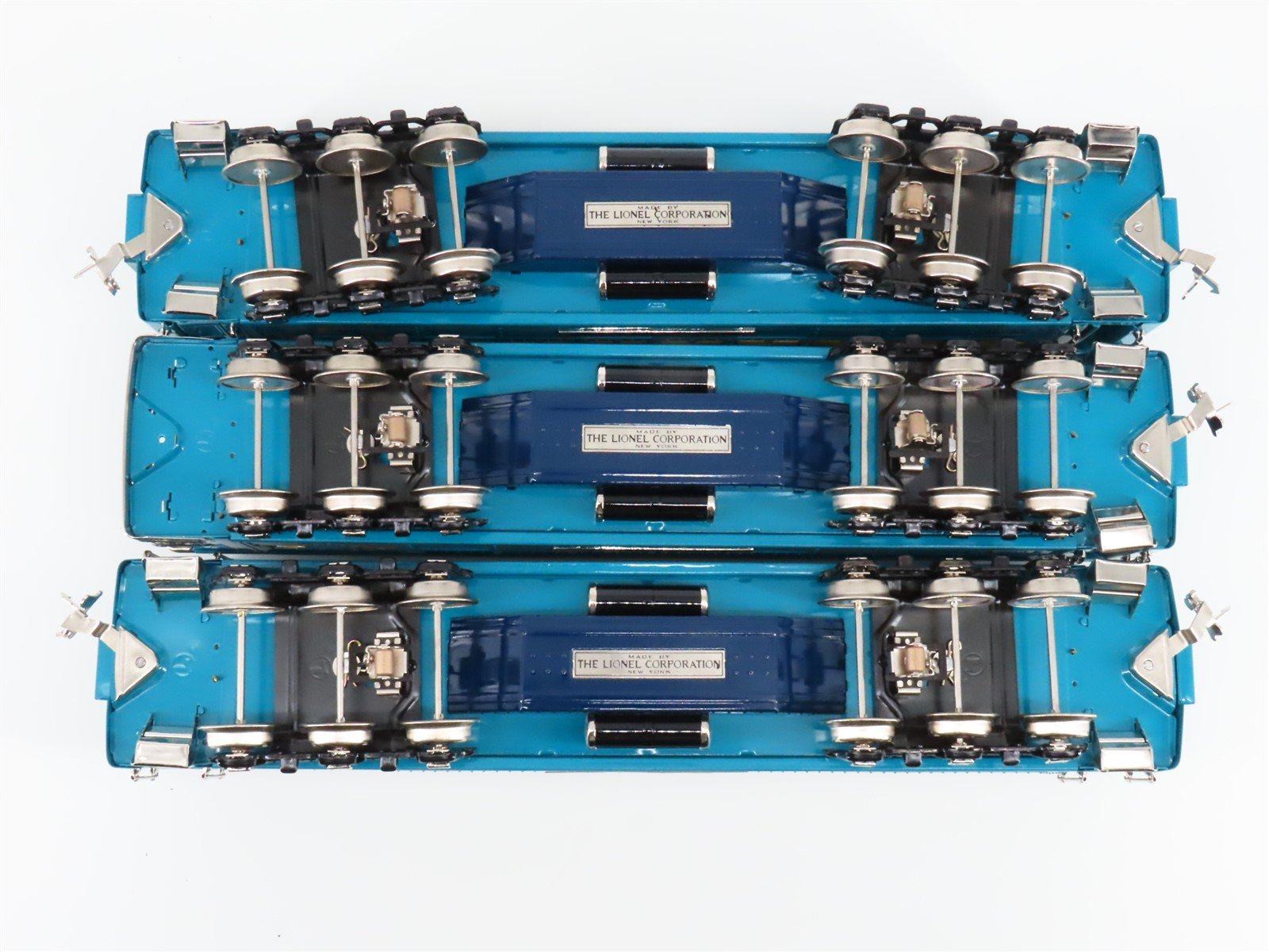 Standard Gauge Lionel/MTH 11-40040 Blue Comet Two-Tone 3-Car Passenger Set