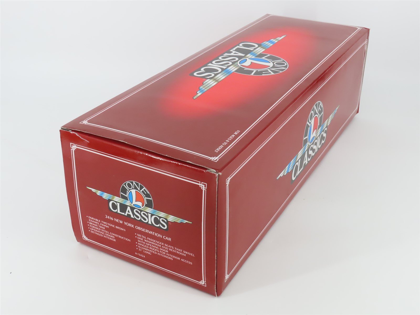 Standard Gauge Lionel 6-13424 New York Observation Passenger Car #2416