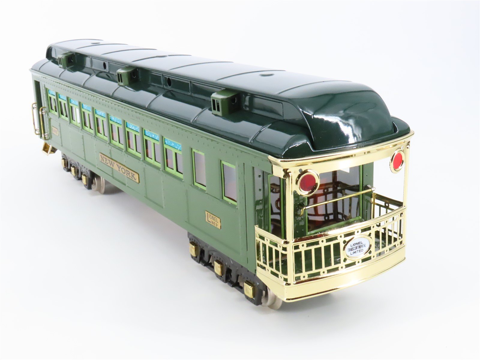 Standard Gauge Lionel Classic Metal Coach/Observation Passenger 3-Car Set