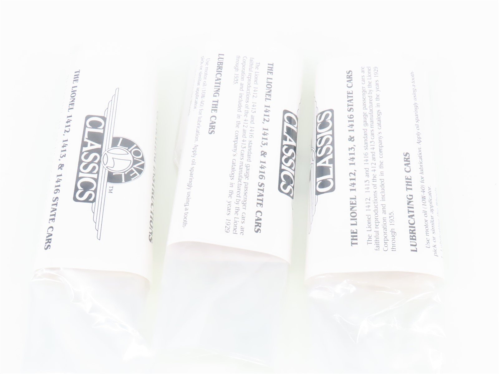 Standard Gauge Lionel Classic Metal Coach/Observation Passenger 3-Car Set