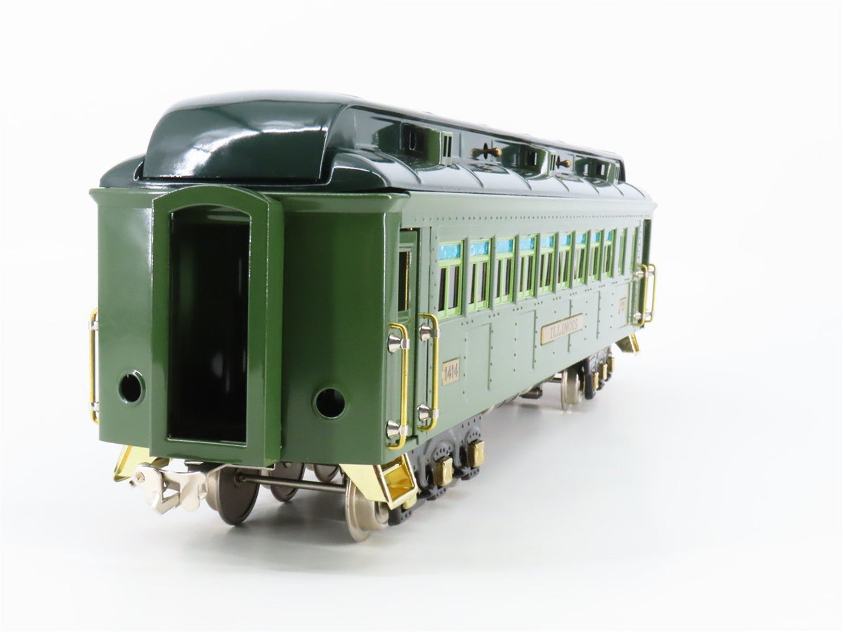 Standard Gauge Lionel Electric Locomotive #1-381E w/Illinois Passenger Car