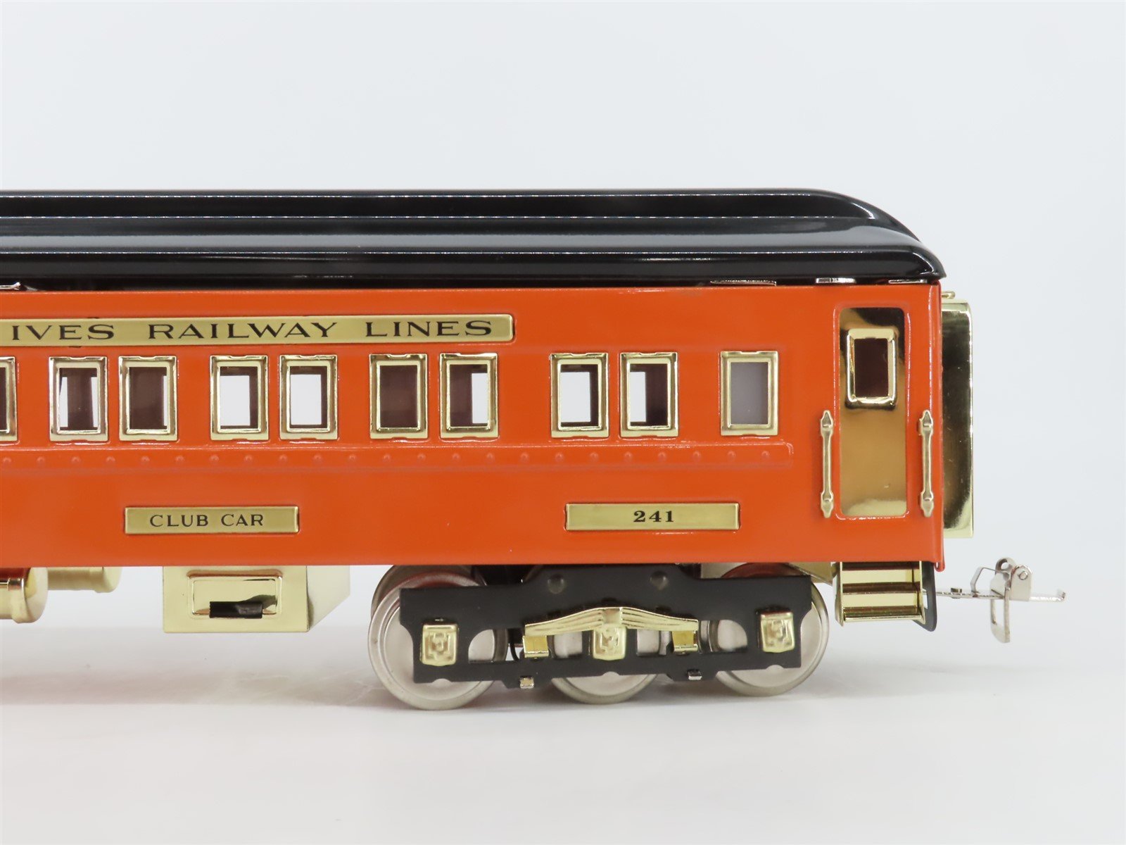 Standard Gauge MTH 10-1164-0A Olympian Electric Locomotive w/3 Passenger Cars