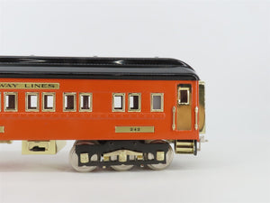 Standard Gauge MTH 10-1164-0A Olympian Electric Locomotive w/3 Passenger Cars