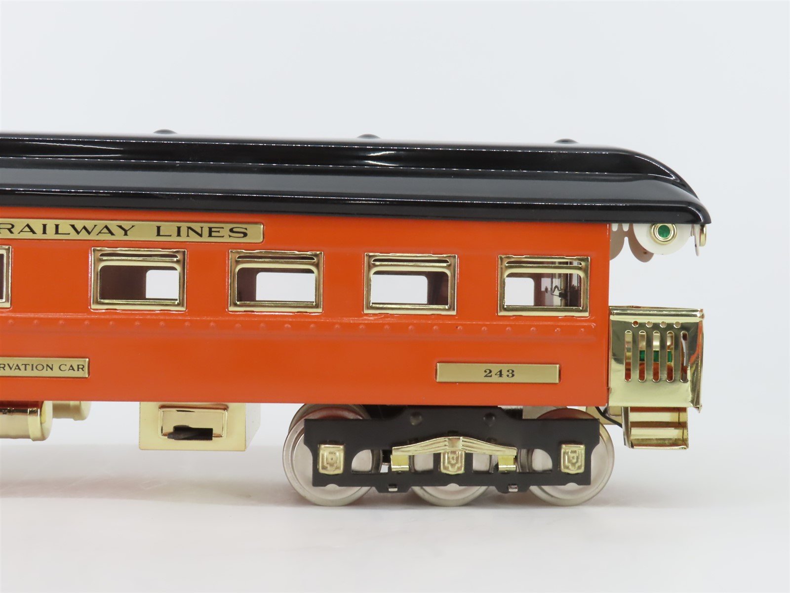 Standard Gauge MTH 10-1164-0A Olympian Electric Locomotive w/3 Passenger Cars