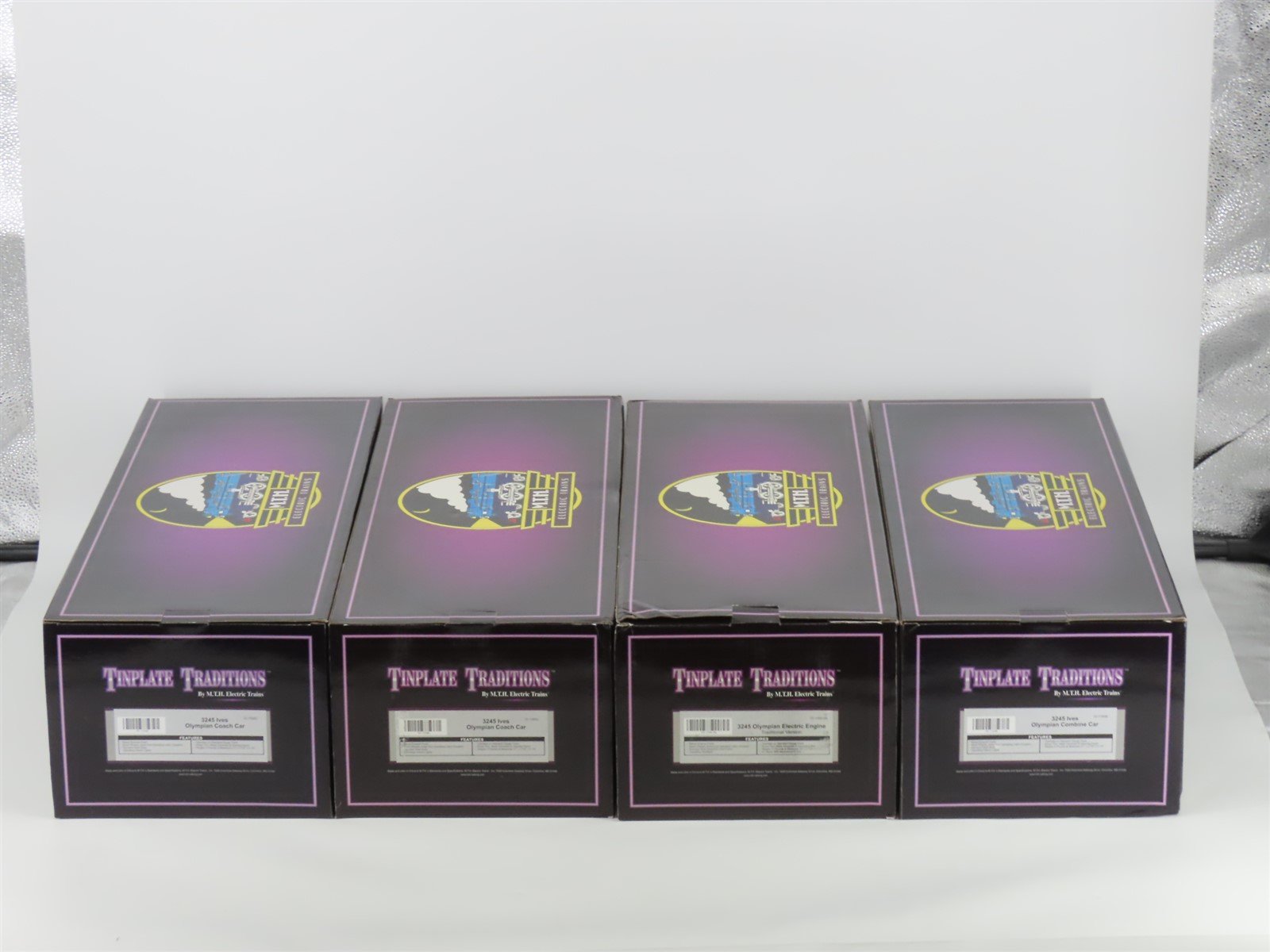 Standard Gauge MTH 10-1164-0A Olympian Electric Locomotive w/3 Passenger Cars