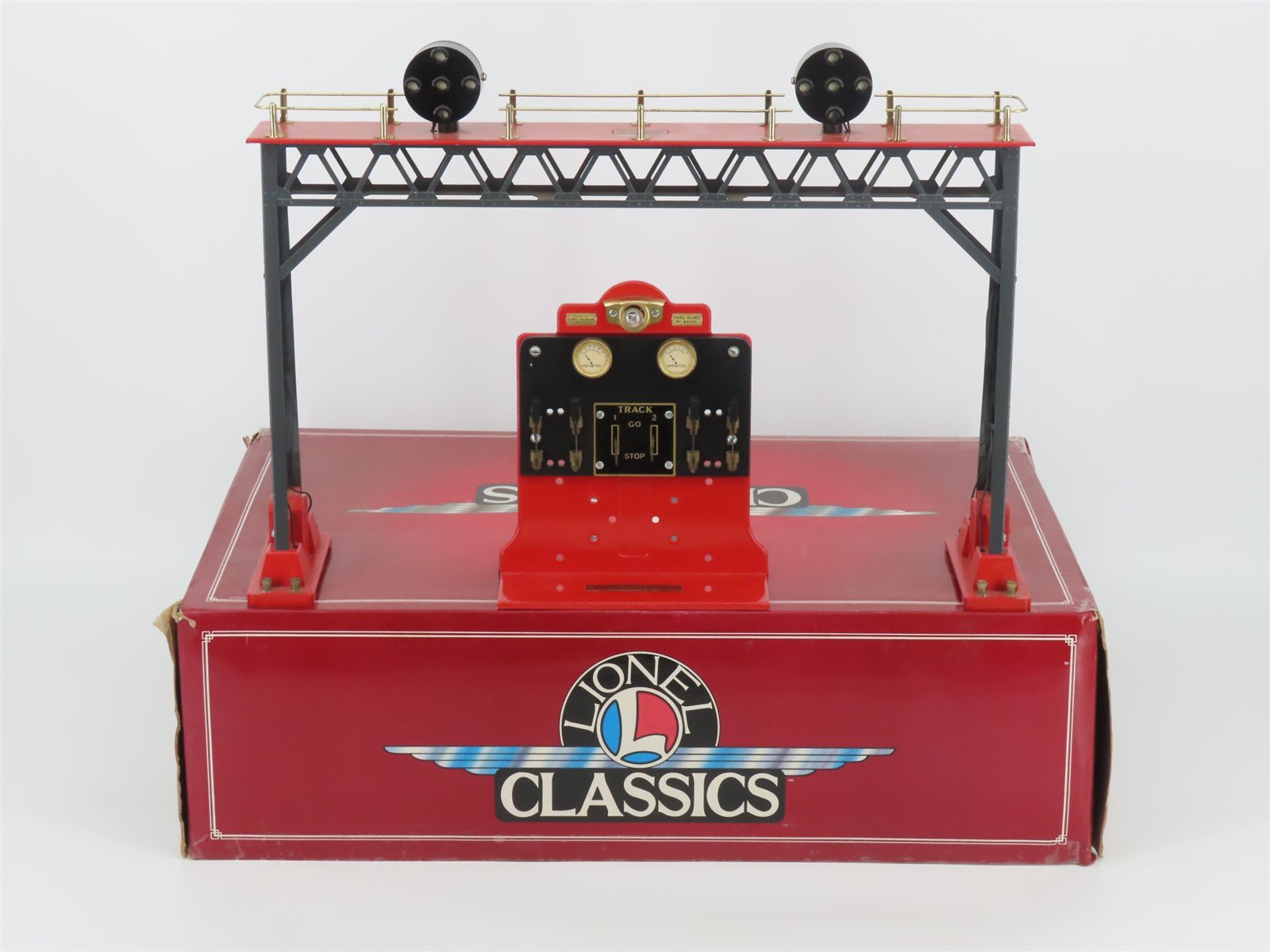 Standard Gauge Lionel 6-51900 4400N Signal Bridge & 4400C Control Panel